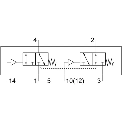 Распределитель с пневматическим управлением Festo VUWG-L10-T32H-M-M7