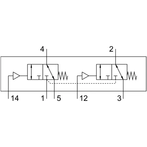 Распределитель с пневматическим управлением Festo VUWG-L18-T32C-M-G14