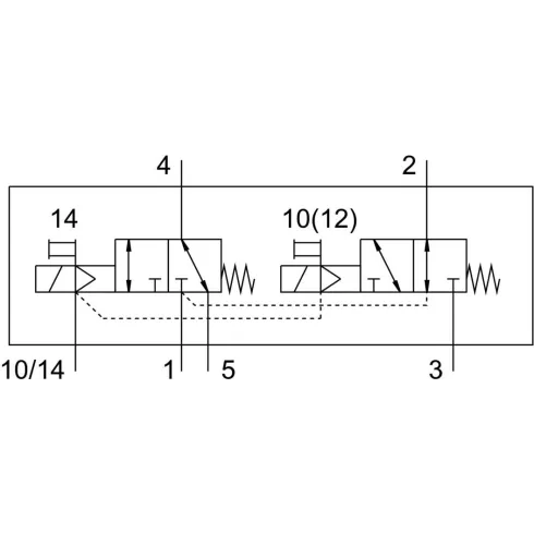 Распределитель с электромагнитным управлением Festo VUVG-L10-T32H-MZT-M7-1P3
