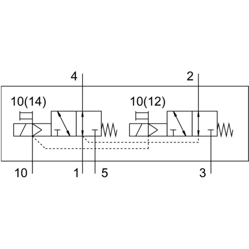 Распределитель с электромагнитным управлением Festo VUVG-L14-T32U-MZT-G18-1P3