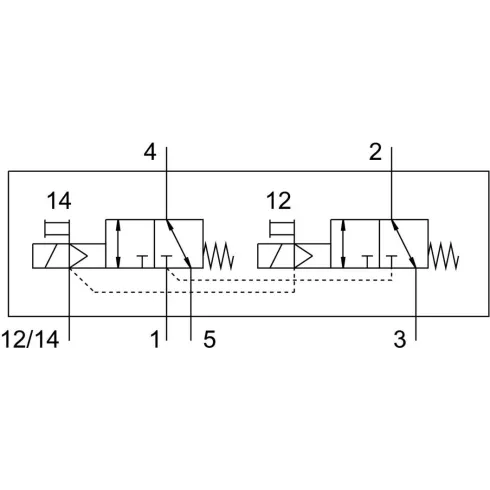Распределитель с электромагнитным управлением Festo VUVG-L18-T32C-MZT-G14-1P3
