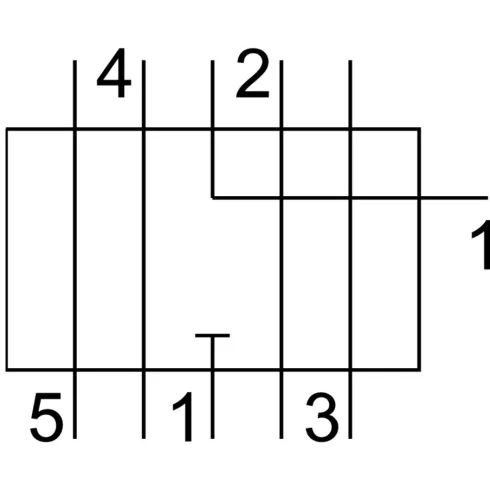 Вертикальная плита питания воздухом Festo VABF-L1-P3A3-M7