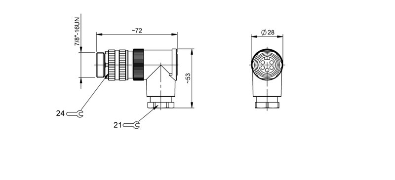 Разъем Balluff BCC A345-0000-20-000-71X5A5-000