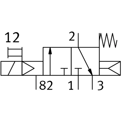 Распределитель с электромагнитным управлением Festo VUVS-L20-M32C-MD-G18-F7-1C1