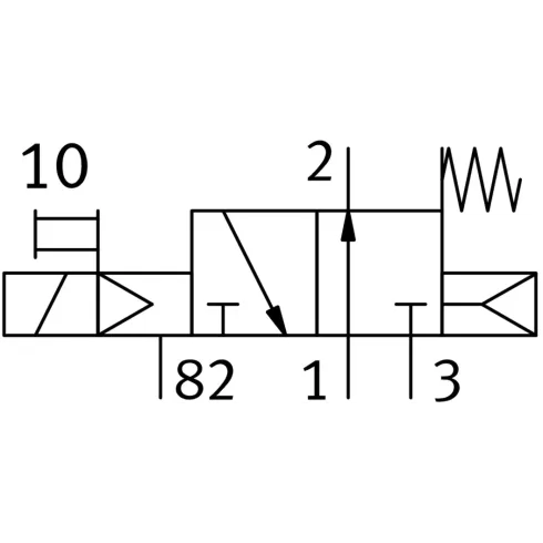 Распределитель с электромагнитным управлением Festo VUVS-L20-M32U-MD-G18-F7-1C1