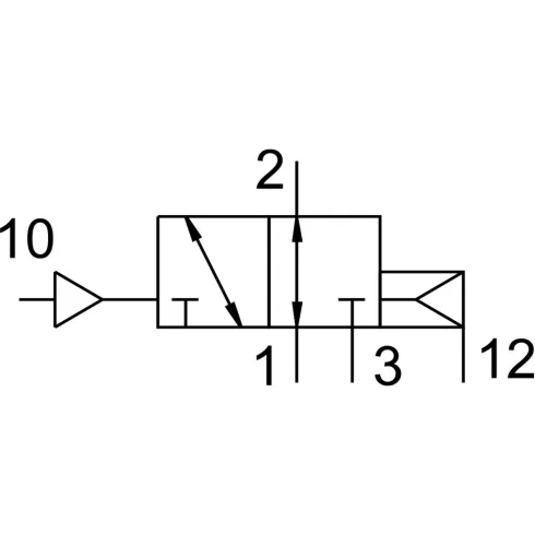 Распределитель с пневматическим управлением Festo VUWS-L20-M32U-E-G18