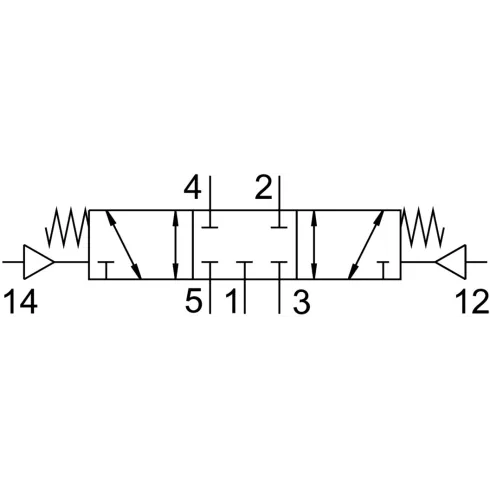 Распределитель с пневматическим управлением Festo VUWS-L20-P53C-M-G18
