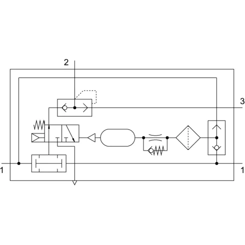 Блок управления Festo ZSB-1/8-B