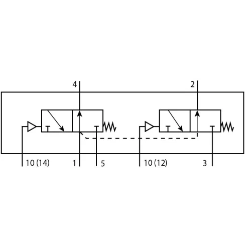 Распределитель с пневматическим управлением Festo VUWS-LT20-T32U-M-N18