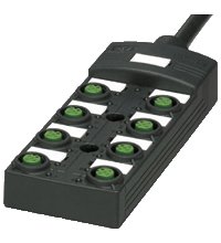 Распределительная коробка для датчиков Pepperl Fuchs V1-8/16A-E2-8M-PUR-V23-G