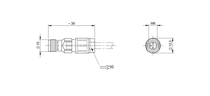 Разъем Balluff BCC M333-0000-10-000-13X350-000