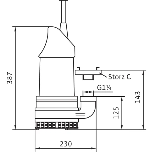 Фекальный насос Wilo EMU KS 8 E 6019740