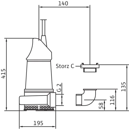 Фекальный насос Wilo EMU KS 15 DS 6019784