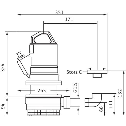 Фекальный насос Wilo EMU KS 5 Ex D0 6030969