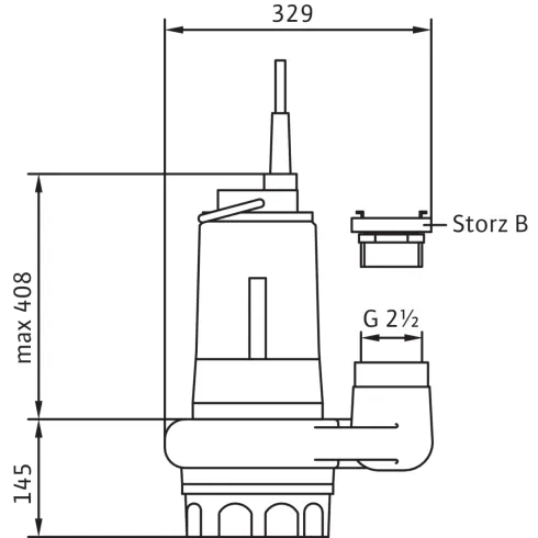 Фекальный насос Wilo EMU KS 20 D GG 6042090