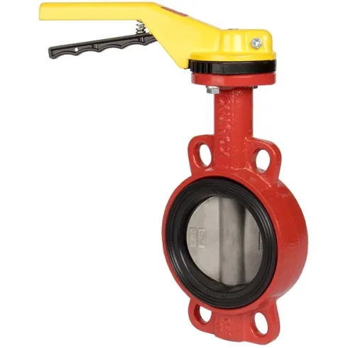 Затвор дисковый поворотный чугунный межфланцевый XUROX 205WEHT P Ру16 Ду80 (PN16 DN80)