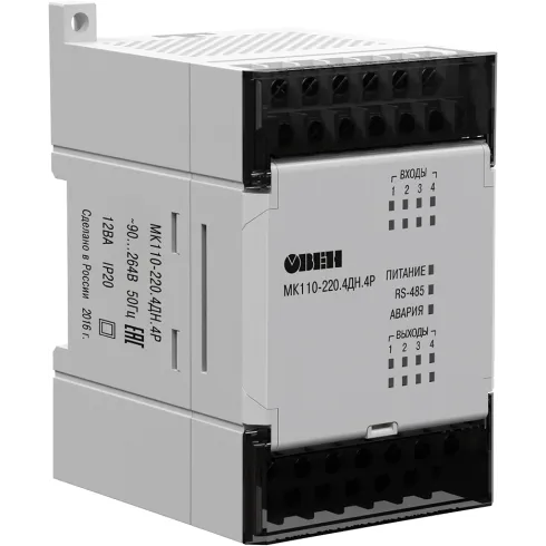 Модуль дискретного ввода/вывода ОВЕН МК110-220.4ДН.4Р