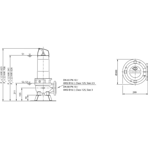 Фекальный насос Wilo Rexa FIT V06DA212/EAD02M0011523P 6064598