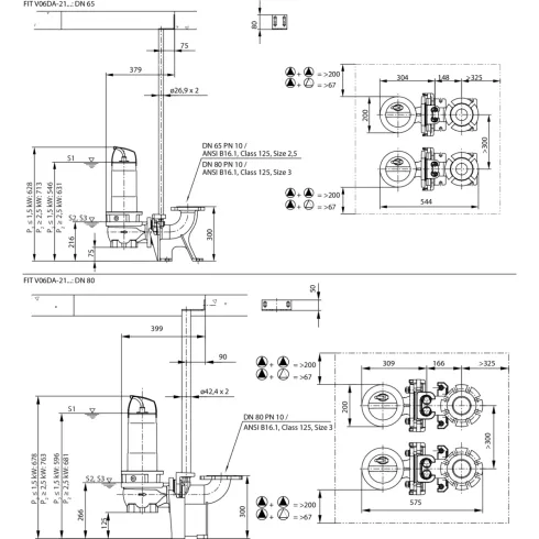 Фекальный насос Wilo Rexa FIT V06DA216/EAD12T0025540A 6064704