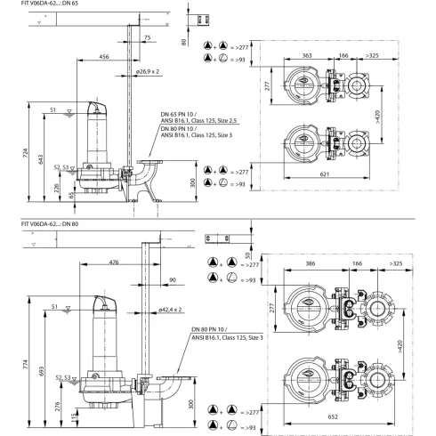 Фекальный насос Wilo Rexa FIT V06DA622/EAD04M0011523P 6064710