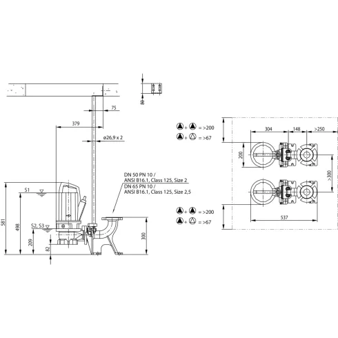 Фекальный насос Wilo Rexa PRO V05DA-122/EAD1X2-T0011-540-O 6064719