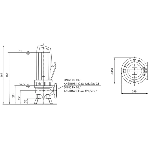 Фекальный насос Wilo Rexa PRO V06DA-224/EAD1X2-T0039-540-O 6064734