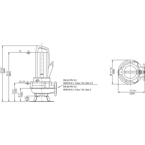Фекальный насос Wilo Rexa PRO V06DA-625/EAD0X4-M0015-523-O 6064739