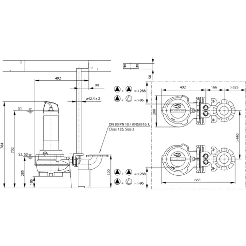Фекальный насос Wilo Rexa FIT V08DA422/EAD14T0011540A 6065918