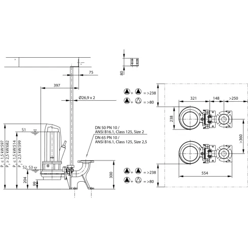 Фекальный насос Wilo Rexa PRO C05DA-324/EAD0X2-M0011-523-O 6076426