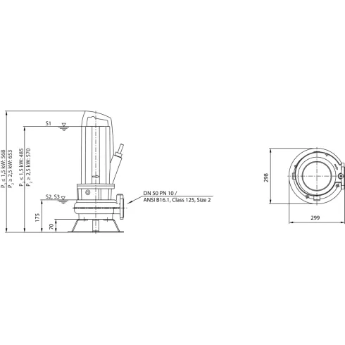 Фекальный насос Wilo Rexa PRO C05DA-324/EAD0X2-M0011-523-O 6076426
