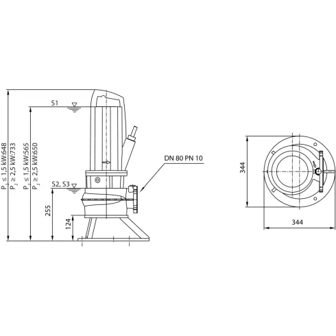 Фекальный насос Wilo Rexa PRO C08DA-418/EAD1X4-T0015-540-O 6078840