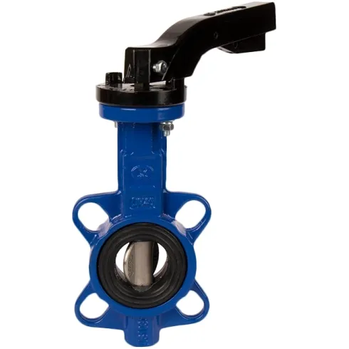 Затвор дисковый чугунный межфланцевый Zetkama 497B-100-C-67 Ру16 Ду100 (PN16 DN100)