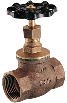 Клапан запорный сальниковый резьбовой бронзовый Genebre 3228-09 Ру16 Ду50 (PN16 DN50 )