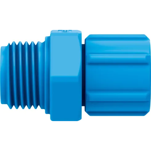 Штуцер ниппельный с накидной гайкой Festo CK-1/4-PK-4-KU