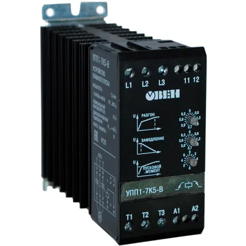 Компактное устройство плавного пуска ОВЕН УПП1-7К5-В