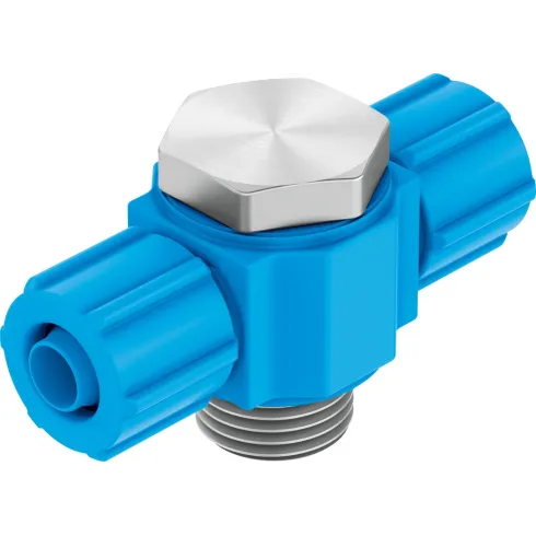 Тройник ниппельный с резьбой и накидной гайкой Festo TCK-1/8-PK-4-KU