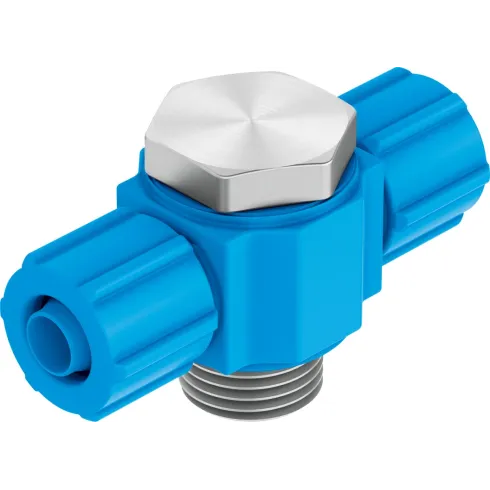 Тройник ниппельный с резьбой и накидной гайкой Festo TCK-1/8-PK-4-KU