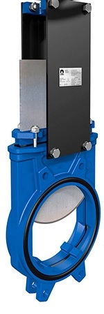 Задвижка шиберная чугунная с редуктором СМО AB-01-200-R(N)-E (PN10 DN200)