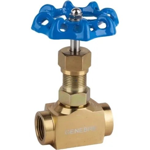 Клапан запорный игольчатый резьбовой из углеродистой стали Genebre 2222-05 Ру220 Ду20 (PN220 DN20 )