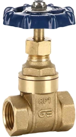 Задвижка клиновая резьбовая латунная Genebre 3221 Ру20 Ду65, (PN20 DN65)