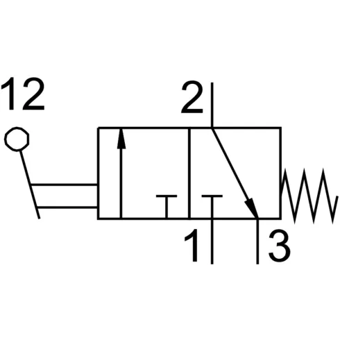 Распределитель с ручным управлением Festo TH-3-M5