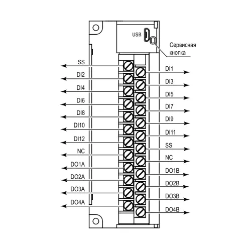Модуль дискретного ввода/вывода ОВЕН МК210-312