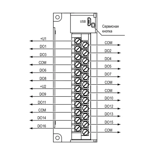 Модуль дискретного вывода ОВЕН МУ210-410