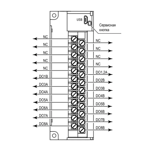 Модуль дискретного вывода ОВЕН МУ210-401