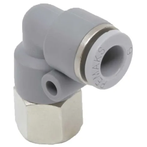 Штуцер цанговый угловой Pemaks PRLD-1/4-10