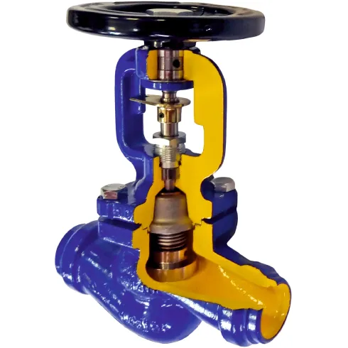 Вентиль запорный сварной из нержавеющей стали сильфонный Zetkama 237I-080-E10 Ру40 Ду80 (PN40 DN80 )