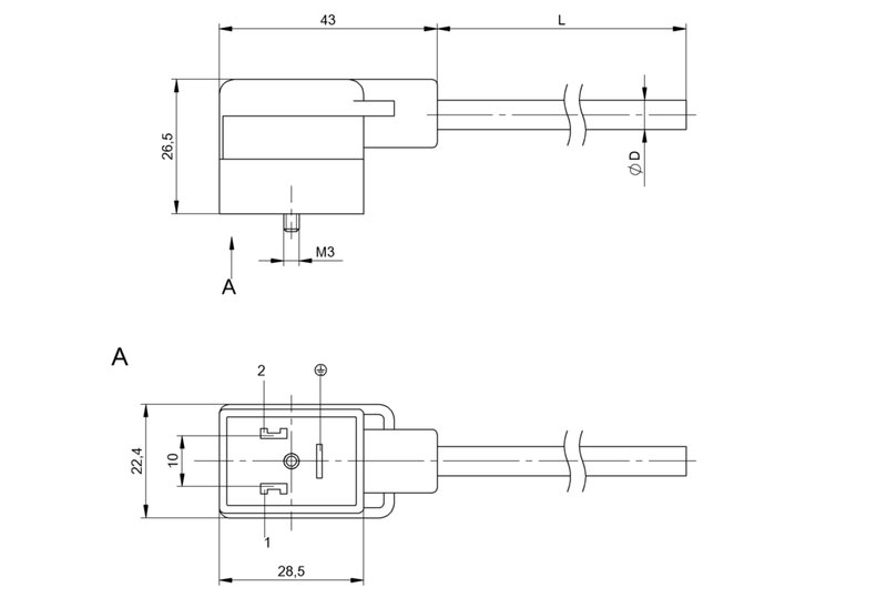 Разъем с кабелем Balluff BCC VB03-0000-10-055-PX0350-050