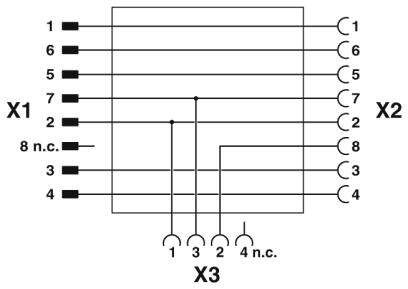 SAC-8PY-M/2XF BK 2-PSR