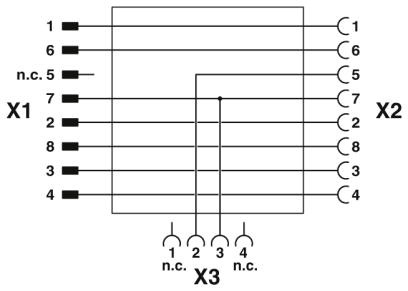 SAC-8PY-M/2XF BK 3-PSR