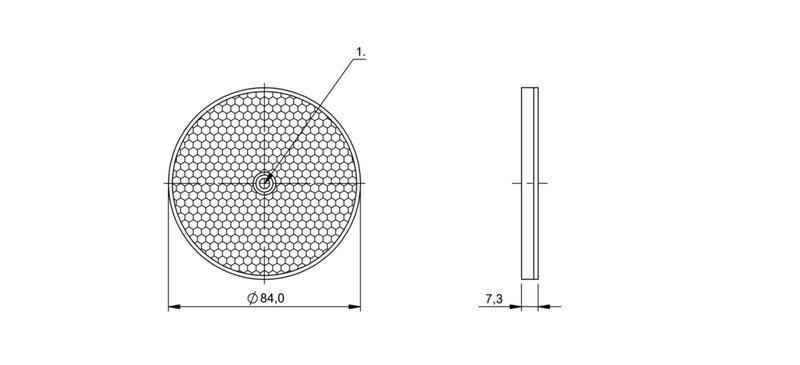Рефлектор Balluff BOS R-1